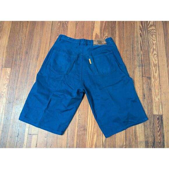 Paco Blue Mens Y2K Shorts Size 34 - Picture 1 of 6